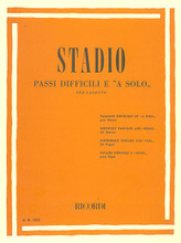 Difficult and Solo Passages. (Bassoon Method). By C. Stadio. For Bassoon. Woodwind Method. 132 pages. Ricordi #RER1221. Published by Ricordi.

For unaccompanied bassoon.