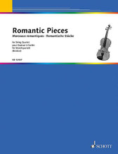 Romantic Pieces for String Quartet (Set of Parts). By Various. Arranged by John Kember. For Strings, String Quartet. Schott. Set of Parts. 44 pages. Schott Music #ED12437. Published by Schott Music.

Contents: Polovtsian Dances from Prince Igor (Borodin) • Humoresque Op. 101, No. 7 (Dvorák) • Andantino from La forza del destino (Verdi) • Sehnsüchtig Op. 7, No. 6 (Mendelssohn) • Studenternes Serenade Op. 73, No. 6 (Grieg) • Golliwogg's Cake-Walk (Debussy) • Tango Op. 165, No. 2 (Albéniz) • A Deserted Farm Op. 51, No. 8 (MacDowell) • Three Little Maids from School (Sullivan).