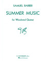 Summer Music. (Score and Parts). By Samuel Barber (1910-1981). Woodwind quintet. For Bassoon, Clarinet, Flute, French Horn, Oboe. Woodwind Ensemble. 20th Century. Full score and set of performance parts. 24 pages. G. Schirmer #BA43968. Published by G. Schirmer.

For woodwind quintet.