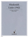 Lieder. (Soprano and Piano). By Paul Hindemith (1895-1963). For Piano, Voice. Schott. 55 pages. Schott Music #ED9371. Published by Schott Music.

1942 proved to be the 'year of the song' for Hindemith. Within a few months he wrote 21 songs for his wife, Gertrud, a classically trained singer. Until now these songs have only been published in the Hindemith Complete Edition but are now available separately for the first time. For soprano and piano.