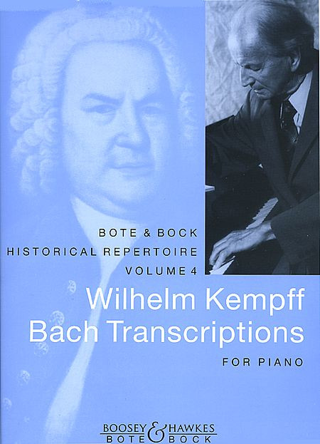 wilhelm kempff bach transcriptions for piano