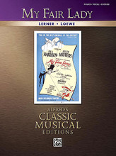 My Fair Lady. (Alfred's Classic Musical Editions). By Frederick Loewe. For Piano/Vocal. Piano/Vocal/Chords; Shows & Movies. Broadway. Softcover. 104 pages. Alfred Music Publishing #27660. Published by Alfred Music Publishing.

My Fair Lady is the classic stage musical based on George Bernard Shaw's book Pygmalion. The musical was later adapted for film, and the movie, starring Rex Harrison and Audrey Hepburn, was released in 1964. This book features selections from the musical, providing the lyrics along with piano and chord arrangements for all the songs included. Songs include: Get Me to the Church on Time • I Could Have Danced All Night • I'm an Ordinary Man • I've Grown Accustomed to Her Face • Just You Wait • On the Street Where You Live • The Rain in Spain • Show Me • Why Can't the English? • With a Little Bit of Luck • Without You • Wouldn't It Be Loverly.