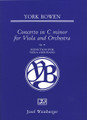 Viola Concerto in C Minor, Op. 25. (Viola and Piano Reduction). By York Bowen (1884-1961). For Piano, Viola (Viola). Boosey & Hawkes Chamber Music. Book only. 103 pages. Josef Weinberger #M570050215. Published by Josef Weinberger.