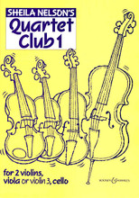 Quartet Club 1 (for 2 Violins, Viola (or Violin 3) and Cello). By Various. Edited by Sheila M. Nelson. For String Quartet (Set). Boosey & Hawkes Chamber Music. 60 pages. Boosey & Hawkes #M060089978. Published by Boosey & Hawkes.
Product,58818,Quartet Club 2 (for 2 Violins