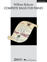 Complete Rags for Piano. (Revised Edition). By William Bolcom. For Piano. Piano. Ragtime. SMP Level 10 (Advanced). Collection. Introductory text (does not include words to the songs). 126 pages. Published by Edward B. Marks Music.

This exciting new edition includes every piano rag written by William Bolcom and matches the recording by John Murphy. There are 22 compositions, including: Eubie's Lucky Day * Graceful Ghost Rag * The Poltergeist * Raggin' Rudi * Tabby Cat Walk * Knight Hubert * Glad Rag * and more. Features a foreword by the composer, a biography, many photos, and commentary by Bolcom throughout.

About SMP Level 10 (Advanced) 

Very advanced level, very difficult note reading, frequent time signature changes, virtuosic level technical facility needed.