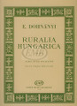 Ruralia Hungarica Op. 32a. (Piano Solo). By Ernst Von Dohnanyi (1877-1960) and Ernst von Dohn. For Piano. EMB. 40 pages. Editio Musica Budapest #Z2653. Published by Editio Musica Budapest.