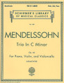 Trio in C Minor, Op. 66 (Score and Parts). By Felix Bartholdy Mendelssohn (1809-1847). Edited by Joseph Adamowski. For Cello, Piano, Violin, Piano Trio. Ensemble. 72 pages. G. Schirmer #LB1459. Published by G. Schirmer