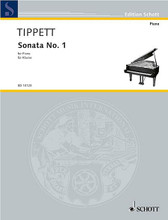 Sonata No. 1. (Piano Solo). By Michael Tippett. For piano. Schott. 42 pages. Schott Music #ED10123. Published by Schott Music.