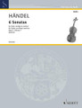 6 Sonatas - Vol. 1 by George Frideric Handel (1685-1759) and Georg Friedrich H. For String Duet. Schott. 60 pages. Schott Music #ED4326. Published by Schott Music.

Violin and basso continuo.