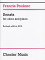 Sonata for Oboe and Piano (Revised edition, 2004). By Francis Poulenc (1899-1963). Edited by Millan Sachania. For Oboe, Piano Accompaniment. Music Sales America. 20th Century. Softcover. 32 pages. Chester Music #CH62711. Published by Chester Music.

Written the year before his death, and dedicated to the memory of Sergey Prokofiev, this piece is the last of Poulenc's wind sonatas and is a work of profound poignancy and delicacy. Poulenc would not live to see the piece to fruition, as the work was published posthumously. This is the 2004 updated and revised version, edited by Millan Sachania.