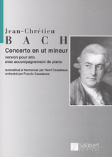 Viola Concerto in C Minor - Viola/Piano (Set of performance parts). By Johann Christian Bach (1735-1782). Edited by Henri Casadesus. For Orchestra, Piano, Viola (Viola). String Solo. Book only. 18 pages. Editions Salabert #SEMS5457A. Published by Editions Salabert.
Product,58860,Trio in D Minor