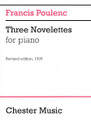 Three Novelettes (for Piano). By Francis Poulenc (1899-1963). Edited by Millan Sachania. For Piano. Music Sales America. 20th Century, Classical. Softcover. 16 pages. Chester Music #CH61584. Published by Chester Music.

The Trois Novelettes are typical of their composer's charm-with-a-twist and illustrate his accessible yet multi-layered piano writing. Edited by Millan Sachania, with introduction by Caroline Potter. Revised edition 1999.