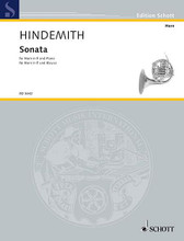 Sonata (1939). (French Horn and Piano). By Paul Hindemith (1895-1963). For French Horn, Piano. Schott. 40 pages. Schott Music #ED3642. Published by Schott Music.