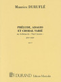 Prelude, Adagio and Choral Varie, Op. 4. (sur le theme du "Veni Creator" pour orgue). Composed by  Maurice Durufle (1902-1986) and Maurice Durufl. For Organ (Organ). Editions Durand. Book only. 36 pages. Editions Durand #DF1201600. Published by Editions Durand.