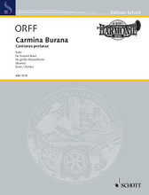 Carmina Burana (Score). By Carl Orff (1895-1982). Arranged by John Krance. For Score (Score). Schott Harmonie Serie (Concert Band). Score. 120 pages. Schott Music #SHS1015. Published by Schott Music.

Score from the concert band arrangement by John Krance.