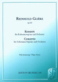 Concerto for Coloratura Soprano & Orchestra. (Piano Reduction). By Reinhold Moritzovich Gliere (1874-1956), Reinhold Glière, and Reinhold Gli. For Piano, Vocal. Vocal Solo. 32 pages. Sikorski #SIK2158. Published by Sikorski.