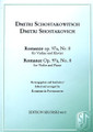 Romance Op. 97a, No. 8. (from the film 'The Gadfly'). By Dmitri Shostakovich (1906-1975). For Piano, Violin (Violin). String Solo. Book only. 6 pages. Sikorski #SIK6610. Published by Sikorski.