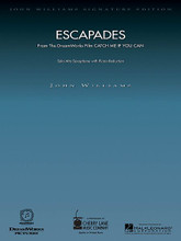 Escapades (from Catch Me If You Can). (for Alto Saxophone and Orchestra). By John Williams. For Alto Saxophone, Piano Accompaniment. John Williams Signature Edition. Movies. Difficulty: difficult. Saxophone solo single. Standard notation, solo part and piano reduction. 27 pages. Published by Cherry Lane Music.

This new edition in the John Williams Signature Series features Escapades from the DreamWorks film Catch Me If You Can, arranged for professional-level alto saxophone with a piano reduction of the orchestral score. A great rehearsal tool for soloists!