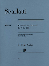 Piano Sonata in D Minor K. 9, L. 413 by Domenico Scarlatti (1685-1757). Edited by Bengt Johnsson and Detlef Kraus. For Piano. Henle Music Folios. Softcover. 6 pages. G. Henle #HN575. Published by G. Henle.

Now available in an Urtext single edition. This publication is an asset for teaching and an ideal introduction to Scarlatti's fascinating musical language.