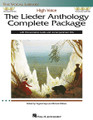 The Lieder Anthology Complete Package (Book/Pronunciation Guide/Accompaniment CDs High Voice, Book/5-CDs The Vocal Library). By Various. Edited by Virginia Saya and Richard Walters. For Piano, Voice. Vocal Collection. Book with CD. 344 pages. Published by Hal Leonard.

Includes recorded diction lessons, IPA and word-for-word translations. The “Complete Package” is comparable to a retail price of $57.93 if components are bought separately.