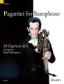 Paganini for Saxophone (24 Capricci, Op. 1 Soprano or Alto Saxophone). By Nicolo Paganini (1782-1840) and Niccol. Arranged by Raaf Hekkema. For Soprano Saxophone, Alto Saxophone. Woodwind. Book only. 62 pages. Schott Music #ED20559. Published by Schott Music.

Raaf Hekkema, Dutch saxophone virtuoso, has arranged Paganini's famous 24 Capricci, Op. 1 for solo saxophone (soprano or alto depending on the register).