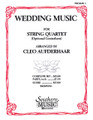 Wedding Music (String Solos & Ensemble/String Quartet). Arranged by Aufderhaar, Cleo. For String Quartet. String Solos & Ensembles - String Quartet. Southern Music. Grade 4. 12 pages. Southern Music Company #B458VN1. Published by Southern Music Company.