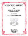 Wedding Music (String Solos & Ensemble/String Quartet). Arranged by Aufderhaar, Cleo. For String Quartet. String Solos & Ensembles - String Quartet. Southern Music. Grade 4. 12 pages. Southern Music Company #B458VN2. Published by Southern Music Company. 