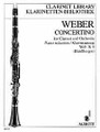 Concertino for Clarinet and Orchestra (Critical Edition from the First Edition, WeV N.9). By Carl Maria von Weber (1786-1826). Arranged by Frank Heidlberger. For Clarinet, Orchestra, Piano. Klarinetten-Bibliothek (Clarinet Library). Piano Reduction with Solo Part. 36 pages. Schott Music #KLB48. Published by Schott Music.

Piano Reduction.

This new edition is based exclusively on sources authorized by the composer and supplies the original text freed from the clutter of later editorial insertions (mainly intended to preserve the alleged interpretation of the clarinet player Heinrich Bärmann).