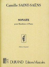 Sonate, Op. 166 (Sonata). (for Oboe and Piano). By Camille Saint-Saens (1835-1921) and Camille Saint-Saens. For Oboe, Piano. Editions Durand. 20 pages. Editions Durand #DF1006200. Published by Editions Durand.

Original Edition.