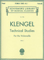 Technical Studies - Volume 1. (Cello Method). By Julius Klengel (1859-1933). For Cello. String Solo. Studies. Instructional book. Introductory text. 39 pages. G. Schirmer #LB1816. Published by G. Schirmer.

For unaccompanied cello.