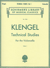 Technical Studies - Volume 1. (Cello Method). By Julius Klengel (1859-1933). For Cello. String Solo. Studies. Instructional book. Introductory text. 39 pages. G. Schirmer #LB1816. Published by G. Schirmer.

For unaccompanied cello.