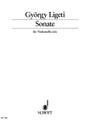 Cello Sonata by Gyorgy Ligeti (1923-2006) and Gy. For Cello (Cello). Schott. Book only. 7 pages. Schott Music #ED7698. Published by Schott Music.