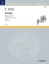 Sonata F Major Op. 34. (Horn and Piano). By Ferdinand Ries (1784-1838). For French Horn. Il Corno (Horn Library). 50 pages. Schott Music #COR3. Published by Schott Music.