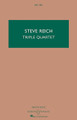 Steve Reich - Triple Quartet. (String Quartet and Tape). By Steve Reich (1936-). For String Quartet, Tape (Study Score). Boosey & Hawkes Scores/Books. 164 pages. Boosey & Hawkes #M051214013. Published by Boosey & Hawkes.

Composed for string quartet plus two pre-recorded quartets, Triple Quartet can also be played live by three string quartets with no pre-recording.