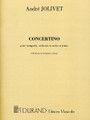 Concertino for Trumpet. (Trumpet in C and Piano). By Andre Jolivet (1905-1974) and Andr. For Orchestra, Piano, Trumpet (Trumpet). Editions Durand. 32 pages. Editions Durand #DF1335300. Published by Editions Durand.

Originally for Trumpet, String Orchestra and Piano. Arranged here for Trumpet and Piano Reduction by the composer.