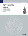 Double Bass Concerto in E Major, Krebs 172 (Double Bass and Piano). By Karl Ditters Von Dittersdorf (1739-1799). Arranged by Franz Tischer-Zeitz. For Double Bass, Piano. Kontrabass-Bibliothek (Double Bass Library). Piano Reduction with Solo Part. 16 pages. Schott Music #KBB2. Published by Schott Music.