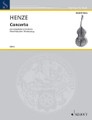 Concerto. (for Double Bass and Orchestra (Piano Reduction)). By Hans Werner Henze (1926-). For Double Bass, Piano. Kontrabass-Bibliothek (Double Bass Library). Piano Reduction with Solo Part. 92 pages. Schott Music #KBB6. Published by Schott Music.