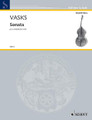 Sonata. (for Solo Double Bass). By Peteris Vasks (1946-). For Double Bass. Kontrabass-Bibliothek (Double Bass Library). 12 pages. Schott Music #KBB4. Published by Schott Music.

For a number of years the Latvian composer Peteris Vasks, famous for his atmospheric compositions for string orchestra like 'Cantabile' and 'Musica dolorosa', worked as a double bass player in various Baltic orchestras.

He composed the present sonata in order to explore all the technical possibilities of his own instrument to the fullest.