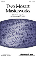 Two Mozart Masterworks by Wolfgang Amadeus Mozart (1756-1791). Arranged by Patrick M. Liebergen. For Choral (SATB). Choral. 12 pages. Published by Shawnee Press.

Mozart's Sanctus and Dona Nobis Pacem are brought together for performance either individually or as a set. Key, dynamic markings, piano reduction and an English version of the original Latin text combine to distinguish this choral for today's vocal ensembles. The contrasting settings create an exciting work for festival, concert or contest.

Minimum order 6 copies.