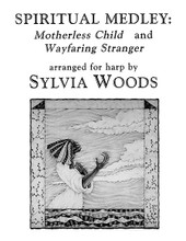 Spiritual Medley: Motherless Child and Wayfaring Stranger (Arranged for Harp). Arranged by Sylvia Woods. For Harp. Harp. Softcover. 8 pages. Published by Hal Leonard.

In this medley, Sylvia Woods has blended two beautful American spirituals about going “home” to heaven: Motherless Child (Sometimes I Feel like a Motherless Child) and Wayfaring Stranger. The music is in the key of E Minor (1 sharp) with no lever or pedal changes. Fingerings, chord symbols and lyrics are included. 5 pages of music for advanced beginners or intermediate harp players. The lowest note in the music is the E, almost 2 octaves below middle C.