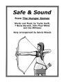 Safe & Sound from The Hunger Games (Arranged for Harp). Arranged by Sylvia Woods. For Harp. Harp. Softcover. 4 pages. Published by Hal Leonard.

Safe & Sound is a beautiful lullaby sung by Taylor Swift in The Hunger Games movie. It was written by Taylor Swift along with T-Bone Burnett, John Paul White, and Joy Williams. Sylvia's 4-page arrangement for advanced beginners is in the key of G with fingerings and lyrics. There are no lever changes. It can be played on 26-strings harps, such as the Harpsicle, if you play everything an octave higher.