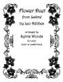 Flower Duet from 'Lakme' (Arranged for Solo Harp). Arranged by Sylvia Woods. For Harp. Harp. Softcover. 6 pages. Published by Hal Leonard.

The 'Flower Duet' is from the 1883 opera 'Lakme' by Leo Delibes. Normally sung by 2 women, Sylvia has arranged this lovely song for solo harp. Although you may not be familiar with the title of his lyrical pieces, you have probably heard it in commercials for companies such as Ghirardelli Chocolate and British Airways. The sheet music includes two 2-page versions, both in the key of A (3 sharps). They are basically the same, except that one is for lever harps tuned to C, and the other requires a B-flat. Fingerings are included as well as lever and pedal changes. For intermediate players.