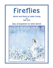 Fireflies (Arranged for Harp). By Owl City. Arranged by Sylvia Woods. For Harp. Harp. Softcover. 6 pages. Published by Hal Leonard.

This happy, popular song by Adam Young of Owl City is great fun! It can be played by advanced beginners, although the rhythm is quite challenging with lots of tied notes and 16th-note off-beats. It is in the key of G, with 2 easy lever changes that may be omitted. Fingerings and lyrics included. 5 pages.