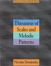 Thesaurus Of Scales And Melodic Patterns. For Guitar, All Instruments. Omnibus Press. Scales and Reference. Reference book. Glossary of musical terms and introductory text. 256 pages. G. Schirmer #GS10018. Published by G. Schirmer.

Since its publication in 1947, great musicians and composers of all genres - from Arnold Schoenberg and Virgil Thomson to John Coltrane and Freddie Hubbard - have sworn by this legendary volume and its comprehensive vocabulary of melodic patterns for composition and improvisation.