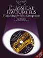 Classical Favorites (Guest Spot Series). By Various. Arranged by Christopher Hussey and Andrew Skirrow. For Alto Saxophone (Alto Sax). Music Sales America. Baroque, Popular, Classical, Play Along. Sheet Music and example/play along CDs. 32 pages. Music Sales #AM984445. Published by Music Sales.

Here is the chance to become a true classical soloist! Step into the spotlight and play-along with the superb backing tracks on the specially recorded CDs, containing eleven of the world's best-loved classical melodies. These wonderful works are favorites with audiences and players of all ages. This playalong edition will give you the opportunity to master some of those all-important performance skills by rehearsing with the accompaniments even during your personal practice time. The CDs contain full performance versions of the music with piano accompaniment on the first set of tracks. The solo part is then omitted from the second set of tracks allowing you to play along with the recorded accompaniments. Songs include: A Musical Joke, K522 (Mozart) • Air from Water Music (Handel) • Allegretto Theme from Symphony No. 7 (Beethoven) • Ave Maria (Schubert) • Entr'acte from Rosamunde (Schubert) • Jerusalem (Hubert) • Jesu, Joy of Man's Desiring (Bach) • Largo from Xerxes (Handel) • March from The Nutcracker Suite (Tchaikovsky) • O for the Wings of a Dove (Mendelssohn) • Sarabande (Handel).