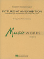 Pictures at an Exhibition by Modest Petrovich Mussorgsky (1839-1881). Arranged by Michael Sweeney. For Concert Band. MusicWorks Grade 2. Grade 2. Score and parts. Published by Hal Leonard.

MusicWorks – Grade 2

The dramatic power and depth of Moussorgsky's masterwork is fully maintained in this magnificent adaptation for younger players. Carefully researched from the original piano work, Michael uses three movements (Promenade * The Hut of Baba Yaga * and The Great Gate of Kiev) in this authentic-sounding and musically effective arrangement. (3:30).