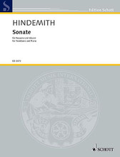 Sonata (1941). (Trombone and Piano). By Paul Hindemith (1895-1963). For Piano, Trombone. Schott. 36 pages. Schott Music #ED3673. Published by Schott Music.