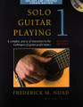 Solo Guitar Playing - Book 1, 4th Edition. For Guitar. Music Sales America. Instructional method. Softcover with CD. 254 pages. Music Sales #AM996875. Published by Music Sales.

Express yourself through the beautiful voice of the solo guitar. Solo Guitar Playing can teach even the person with no previous musical training how to progress from simple single-line melodies to mastery of the guitar as a solo instrument. Fully illustrated with diagrams, photographs, and over 200 musical exercises and repertoire selections, this book offers thorough instruction in every phase of classical guitar playing. Complete coverage of individual skills includes: Basic technique * Reading music, memorizing, and ear-training * Mastering the fingerboard * Building dexterity and speed * Developing tone color and musical phrasing * Position playing * Interpretation * and more. Since its first printing in 1968, Frederick Noad's Solo Guitar Playing has been used by countless students and teachers of classical guitar. The fourth edition features revised and updated exercises and an expanded selection of solo guitar repertoire gleaned from the best-selling Frederick Noad Guitar Anthology.