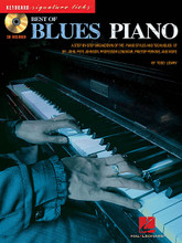 Best of Blues Piano. For Piano/Keyboard. Hal Leonard Signature Licks. Blues. Difficulty: medium. Instructional book and accompaniment CD. Introductory text, instructional text and standard notation. 51 pages. Published by Hal Leonard.

A step-by-step breakdown of the piano styles and techniques of Dr. John, Pete Johnson, Professor Longhair, Pinetop Perkins, and others that uses their actual licks to teach. 14 songs are covered, including Blueberry Hill * Caldonia (What Makes Your Big Head So Hard?) * The Pearls * and more.