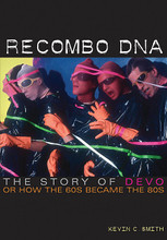 Recombo DNA. (The Story of Devo, or How the '60s Became the '80s). Book. Softcover. 288 pages. Published by Jawbone Press.

Devo may have become synonymous with the crass commercialism of '80s new wave, but many of their inspirations and guiding principles are firmly rooted in the idealism of the '60s. They took a willfully non-traditional approach to the surprisingly conservative world of rock music, seeking inspiration instead from Dada and Pop art, comic books and homemade electronics, and in the process becoming a sort of musical Zelig, crossing paths with everything from late '60s psychedelia to punk, krautrock to new wave. Their idiosyncratic philosophy may not always have been consistent, but it served as a deep well of inspiration, and led to them working with such legendary characters as art-rock pioneer Brian Eno and Beatles/Bowie engineer Ken Scott.